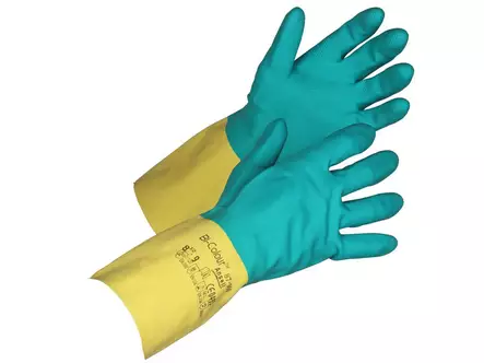 Bi-Colour Kemikaalisuojakäsine koko 10 - Suojakäsineet - 1623-10 - 1