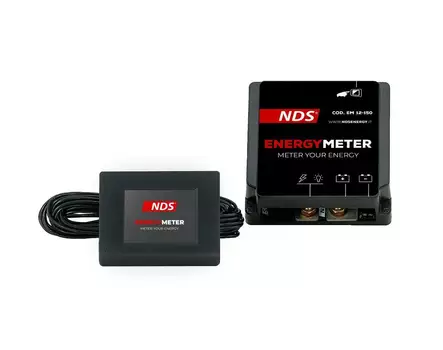 Energiamittari, akun valvontaan, näyttö Näyttää jännitteen, virran ja varaustason - Akkulaturit autoon - EM12-150 - 1