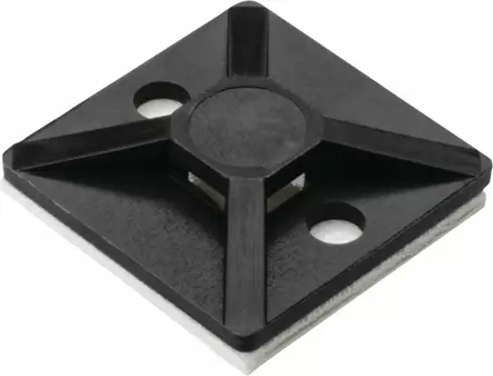 HellermannTyton MB3A musta nippusideankkuri 19x19mm 100kpl - Nippusiteet - 151-28320 - 1