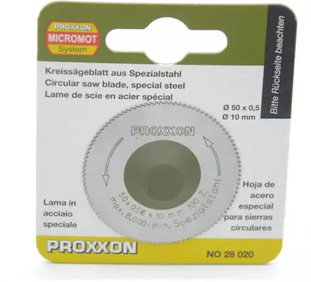 HSS-sahanterä, Ø 50 mm - Proxxon lajitelmat ja muut terät - 28020 - 1