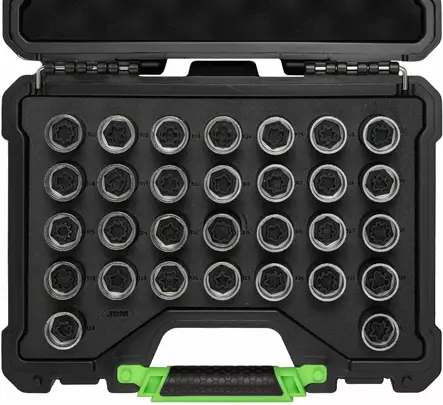 JBM lukkopultti hylsysarja opel 101-120 21 osaa - Rengastyökalut - 50-54820 - 2