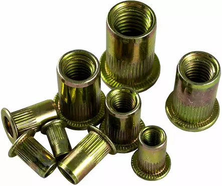 JBM rihlattu niittimutterilajitelma M3-M10 150-osaa - Pientarvikevalikoimat - 50-53360 - 2