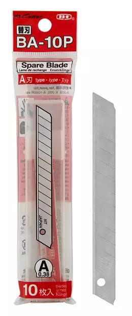 Katkoteräveitsen Varaterät 9mm 10kpl - Puukot, veitset ja kaapimet - NT640120 - 1