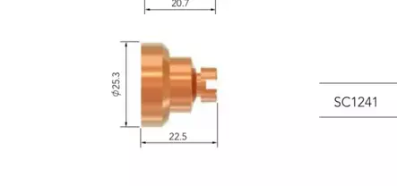 PLASMA KONTAKTISUOJA -2 SAKAR P120 1 KPL - Plasmaleikkurien kulutusosat - WA67450 - 1