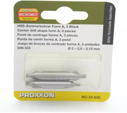 Proxxon 3-osainen keskiöporasarja - Proxxon lajitelmat ja muut terät - 24630 - 2
