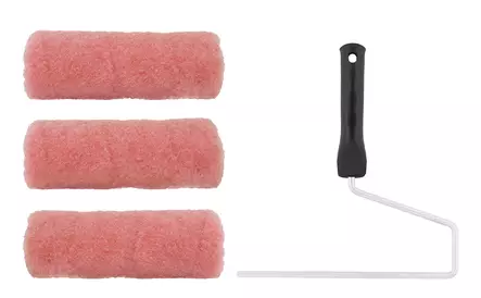 Telasetti Roosa 250 mm 4-osaa - Telarullat ja sarjat - CE84183550 - 1