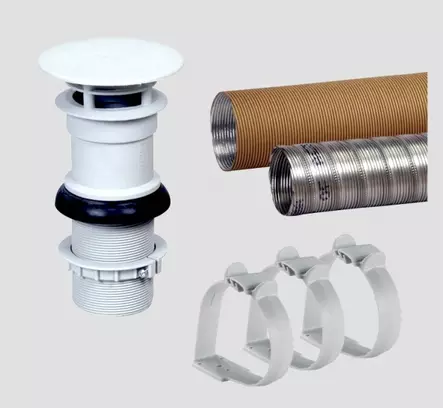 Truma kattoläpivientisarja S 3002/ S 3004, läpivienti, pakoputki, suojaputki - Ilmakeskuslämmityksen asennustarvikkeet - 30330-00 - 1