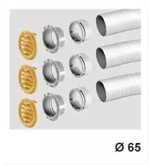 Truma Saphir EasySet, ilmanjakosarja, beige - Ilmakeskuslämmityksen asennustarvikkeet - 40090-44100 - 1