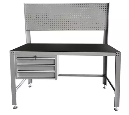 Työpöytä laatikostolla reikälevytaustalla 1560 mm - Työpöydät - 285-CW6200 - 1