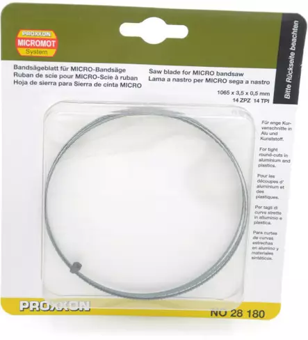 Vannesahanterä MBS 240/E-malliin, Z 14, kapea - Proxxon lajitelmat ja muut terät - 28180 - 2
