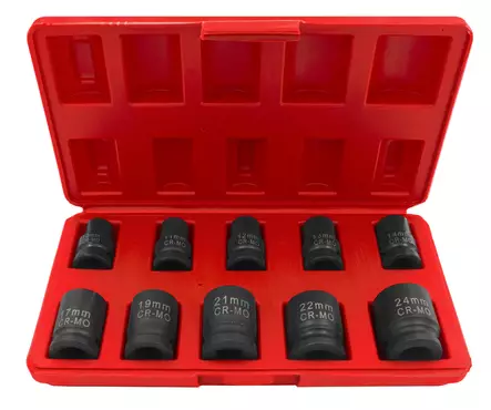 Voimahylsysarja 1/2" 10-osaa - Hylsysarjat - MV5610 - 2