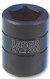Hylsyavain 19 mm 1/2" 5-kulmaa Laser - Jarrutyökalut - 258-2910 - 1