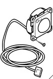 IR vastaanotin Saphir Comfort, harmaa Johto 3m - Ilmastointilaitteiden tarvikkeet - 40091-57000 - 1