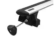 Thule Evo Flush Rail jalka autoihin 4 kpl paketti musta - Taakkatelineet pintakiskoihin - TH710600 - 2