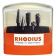 Kovametalliviilasarja 5-osaa Rhodius - Kovametalliviilat - 287-D510 - 1