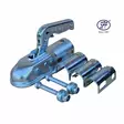 Kuulakytkin 1700kg 35-50mm putkelle Steelpress vaaka/pystypultit - Kuulakytkimet - 1860810 - 1