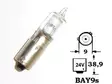 Minihalogen 24V 21W BAY9S - Auton polttimot - 2460 - 1