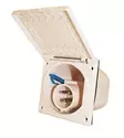 Sisäänottorasia 230V beige CEE Upotettava 100x100 - CEE tarvikkeet ja johdot - 4601550 - 1