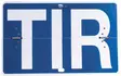 TIR-Kilpi Alastaittuva - Tarrat, kilvet ja varoitusmerkit - 792-10600 - 1