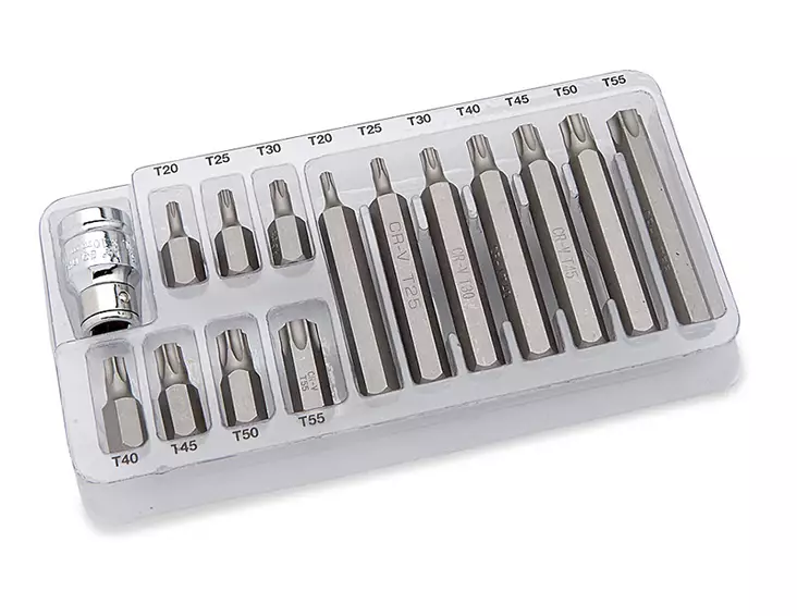 15 Osainen Torx Kärkisarja - Hylsysarjat - ET853040 - 2