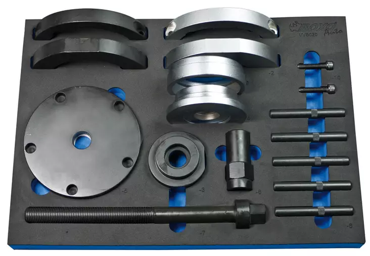 85mm Pyöränlaakerin ulosveto / asennussarja - Napa- ja laakerityökalut - 291-BS020 - 1