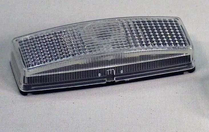 Äärivalo kirkas, musta pohja Hella 110x40, rv 90mm - Äärivalot - 0900320 - 1