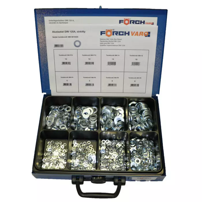 Aluslaatat DIN125 Sinkitty - Pientarvikevalikoimat - 698-9010020 - 1