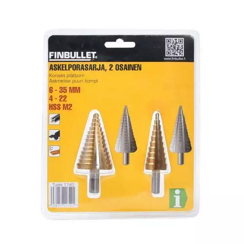 Askelporasarja 2-Os. M2 - Poranterät - 1740 - 1