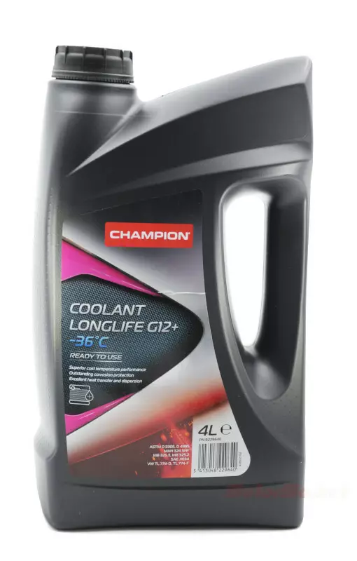Champion Coolant -36°C Longlife G12+ 4L Jäähdytinneste - Jäähdytinnesteet - 8229640 - 1