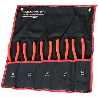 FLEX-A-TOOL joustolenkkiavainsarjat 20-24 mm - Jako- ja lenkkiavaimet - 260-FLX3000 - 1
