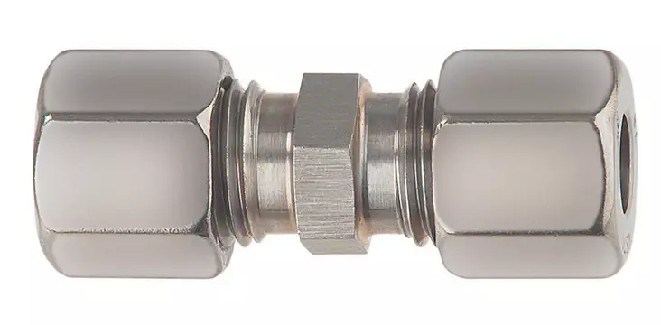 Gok jatkoliitin 10x10mm teräs, väliliitin - Jääkaappien varaosat Dometic - 0770300 - 1