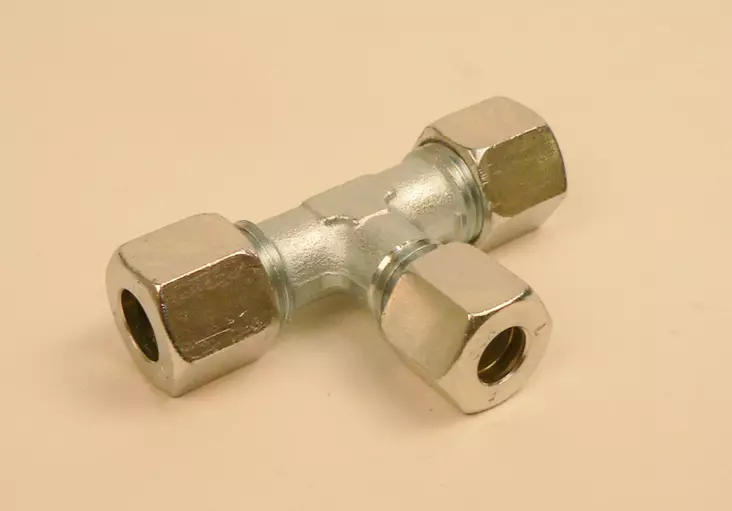 Gok T-liitin 10x8x10mm kaasuputkelle - Kaasujärjestelmän tarvikkeet - 0776300 - 1