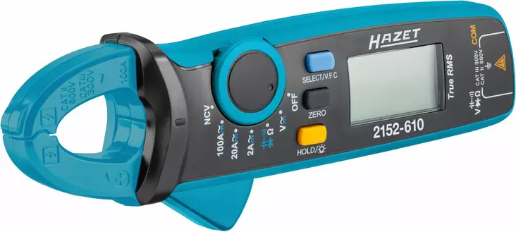 Hazet pihtivirtamittari ac/dc cat III 300 v - Jännite- ja yleismittarit - HAZ2152-610 - 1
