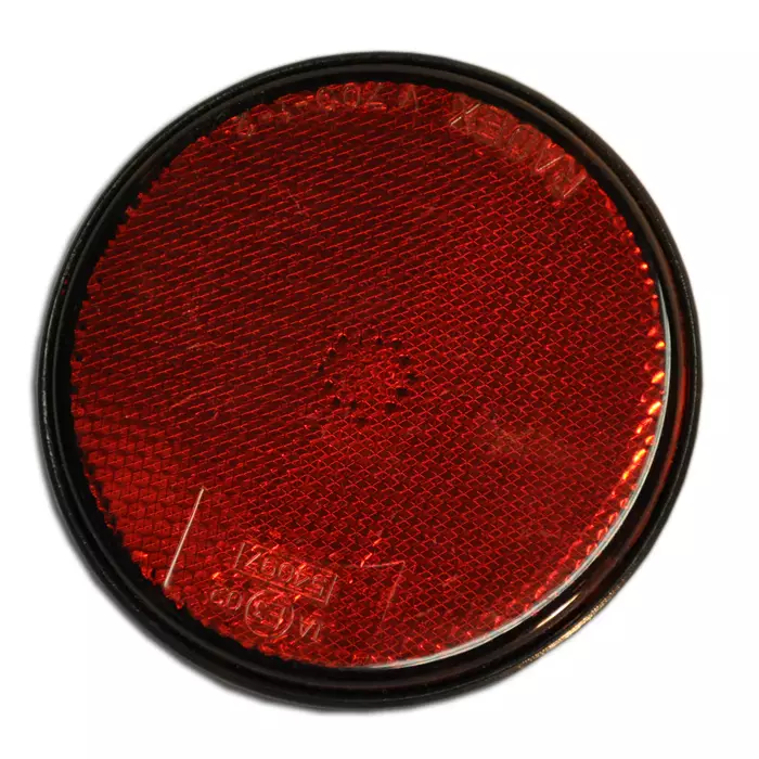 Heijastin punainen Ø 80 mm - Peräkärryn heijastimet - 106-700 - 1
