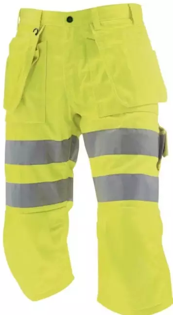 Highvis piraattihousut, Huomio keltainen - Blåkläder työhousut - 153918043300C50 - 1