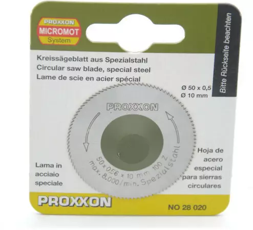 HSS-sahanterä, Ø 50 mm - Proxxon lajitelmat ja muut terät - 28020 - 1