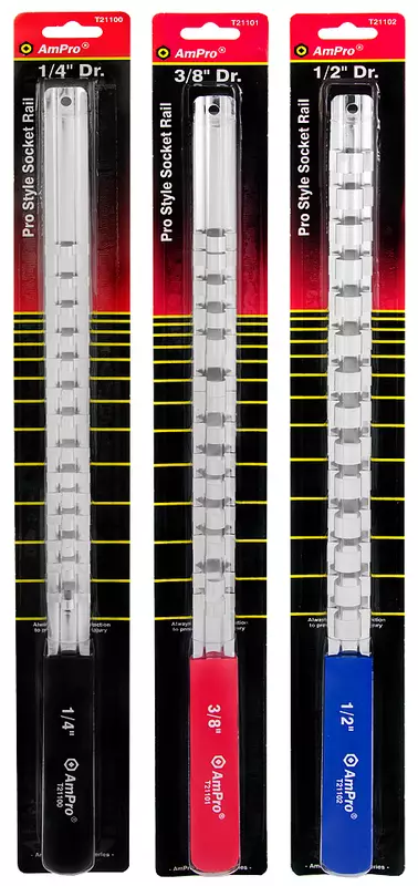 Hylsypidin kahvalla musta 1/4" - Räikät ja vääntimet - T21100 - 2