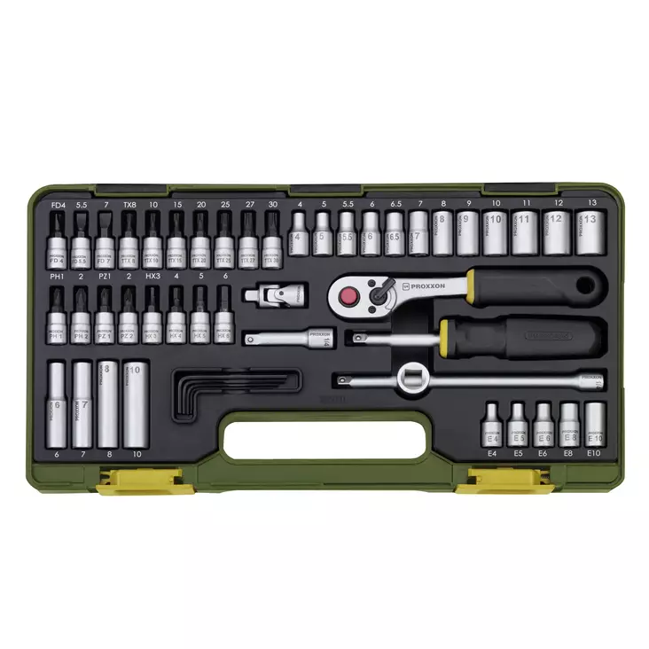 Hylsysarja 1/4" 50-osaa - Hylsysarjat - 23280 - 1