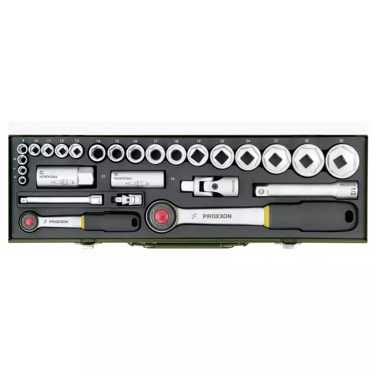 Hylsysarja 1/4" ja 1/2" 27-osaa - Hylsysarjat - 23020 - 1