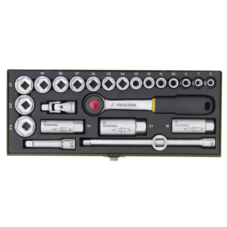 Hylsysarja 3/8" 24-osaa - Hylsysarjat - 23110 - 1