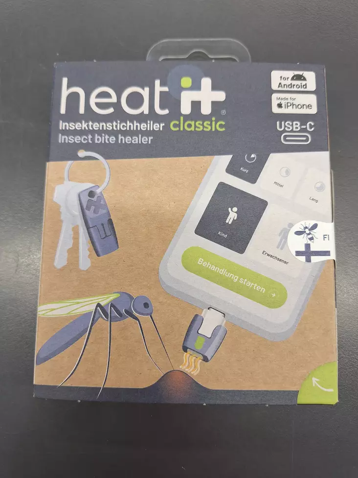 Hyönteispiston lievittäjä heat it USB-C - Karavaanarin tärkeimmät tarvikkeet - 01000575-0 - 1