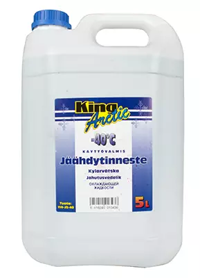 Jäähdytinneste 5L Valmisseos -40°C King - Jäähdytinnesteet - 114-J5-40 - 1
