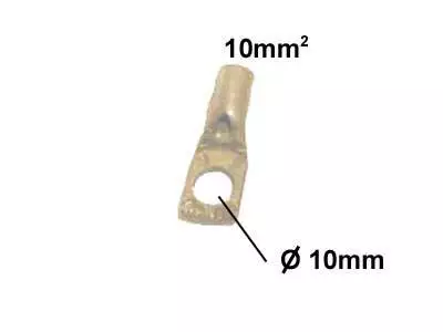 Kaapelikenkä FIN 10 mm2 Ø10 mm raskas malli - Kaapelit ja suojaputket - 52011-10-10 - 1