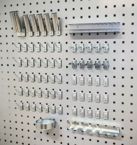 Kannatinsarja reikälevyyn 69-osaa - Kannattimet reikälevyyn - 268-834690 - 1