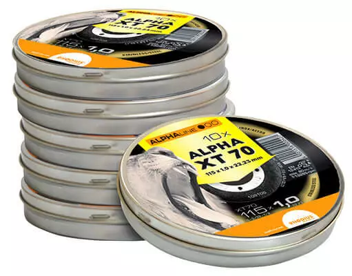 Katkaisulaikka.XT70 ALPHA 125X1,0X22 10KPL/RA - Katkaisulaikat - 283-60-XT70125100 - 1