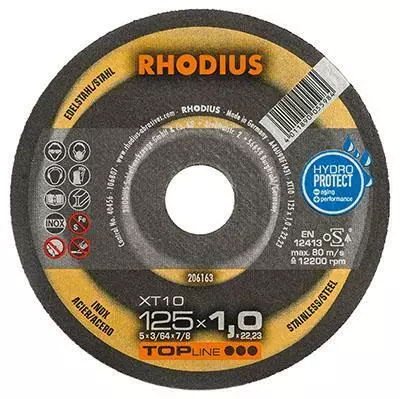 Katkaisulaikka XT10 125x1,0x22,2mm - Katkaisulaikat - 283-60-XT1012510 - 1