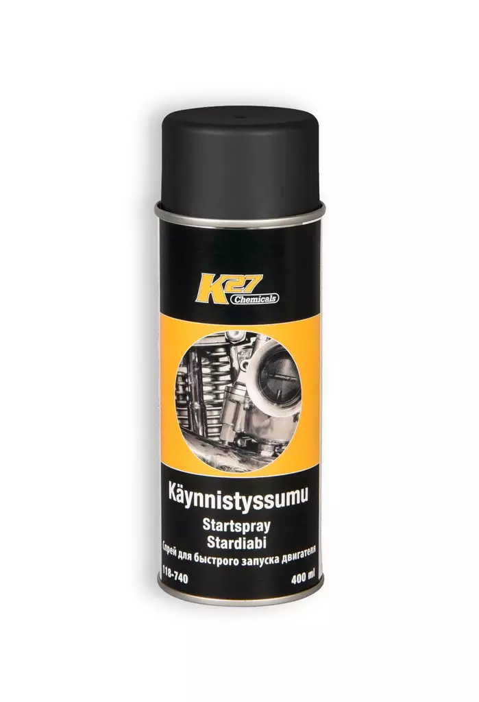 KÄYNNISTYSSUMU K27 SPRAY 400ML - Muut apu- ja korjausaineet - 118-740 - 1