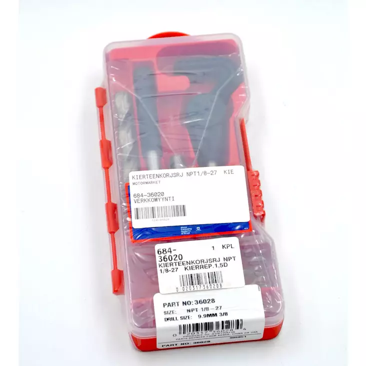 Kierteenkorjaussarja NPT 1/8-27 - Kierteenkorjaussarjat - 684-36020 - 1