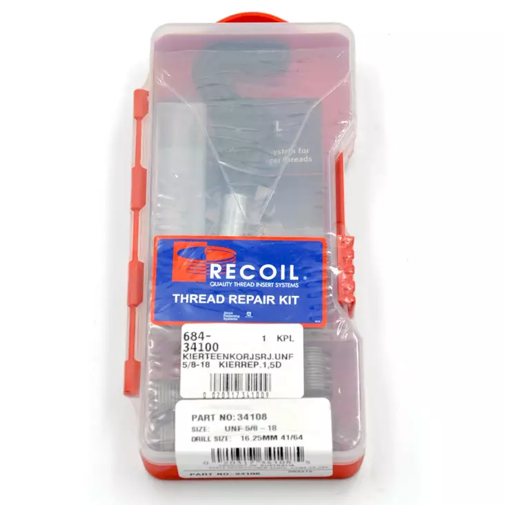 Kierteenkorjaussarja UNF 5/8-18 - Kierteenkorjaussarjat - 684-34100 - 1