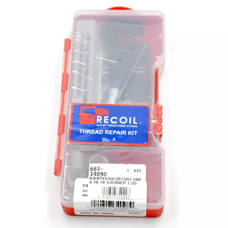 Kierteenkorjaussarja UNF 9/16-18 - Kierteenkorjaussarjat - 684-34090 - 1